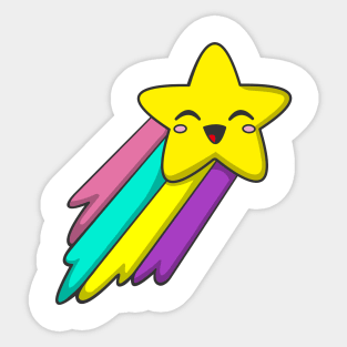 Cute Kawaii Shooting SUPER *STAR* Sticker